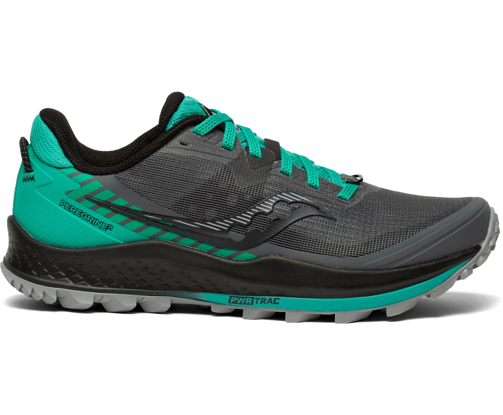 Saucony Peregrine 11 Women\'s Trail Running Shoes Grey / Light Turquoise | AU 229XYUF